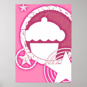 Poster cupcake punk