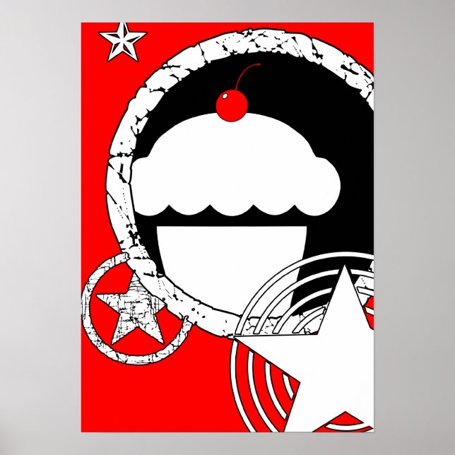 Poster cupcake punk (Devant)