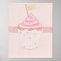 Cupcake rose 8 x 10 Imprimer