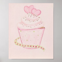 Cupcake rose 8 x 10 tirage