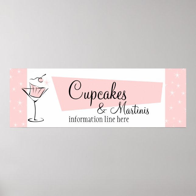 Poster Cupcakes et Martini ! (Devant)