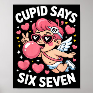 Poster Cupid dit 67 Six Sept Mème Bubble Gum Saint-Valent
