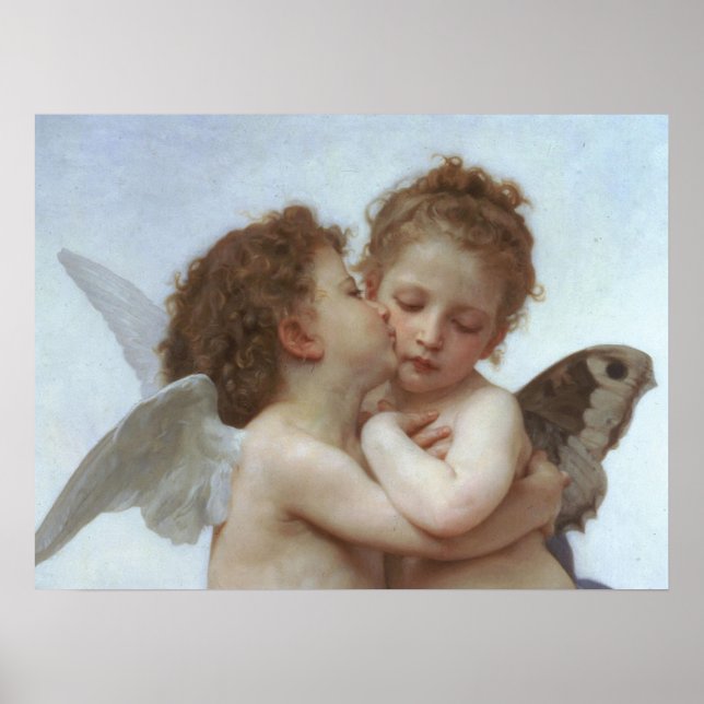 Poster Cupidé et psychique en tant qu'enfant (Devant)