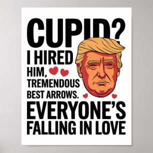 Poster Cupidon que j'ai embauché, type formidable, meille