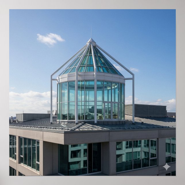 Poster Cupola architecturale moderne (Devant)