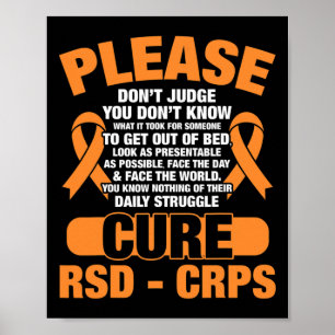Poster Cure Rsd Crps Soutien Rsd Crps Sensibilisation