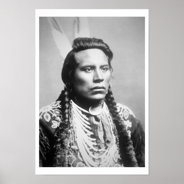 Poster Curley, de la tribu Crow, l'un des scouts de Custe (Devant)
