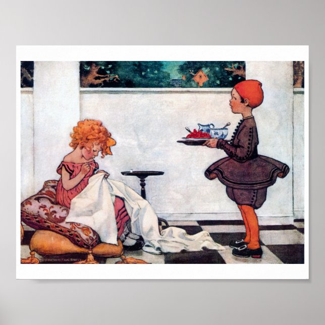 Poster Curly Girl, Jessie Willcox Smith (Devant)