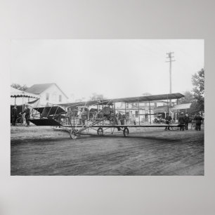 Poster Curtiss-Herring Flying Machine, early 1900s