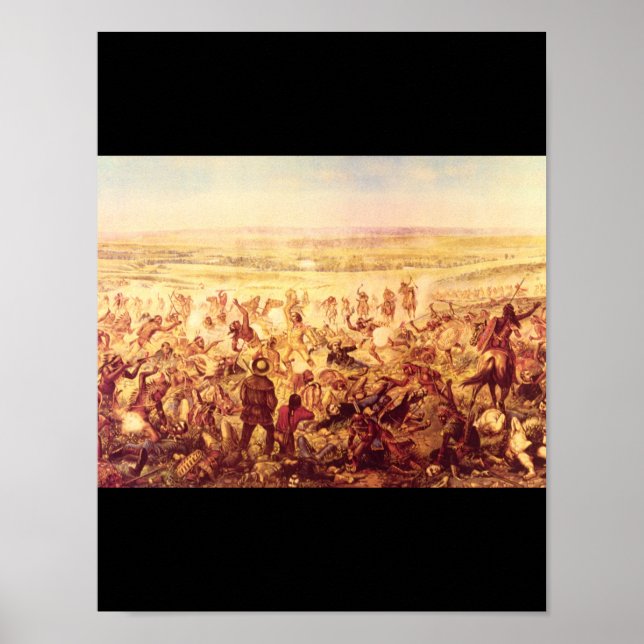 Poster Custer's Last Fight', Unknown_Art of America (Devant)