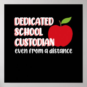 Poster Custodian Caretaker Janitor