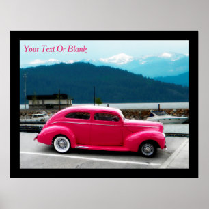 Poster Custom 1940 Famous American Make Sedan