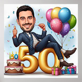 Poster "Custom caricature – Send your photo for design