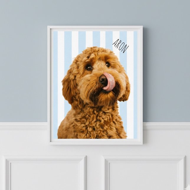 Poster Custom Dog Portrait | Personalized Pet Photo (Créateur téléchargé)
