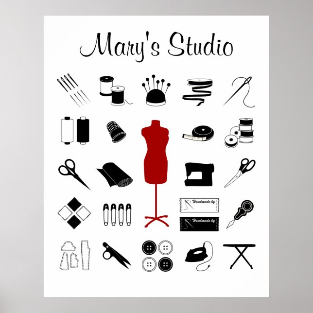Poster Customiser l'affiche texte (Devant)