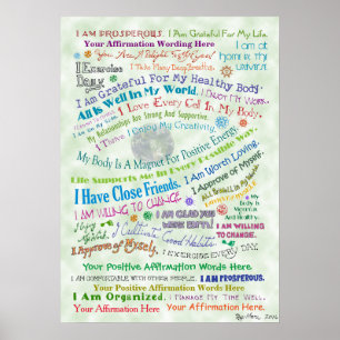 Poster Customisez cette affirmation oculaire de la balein