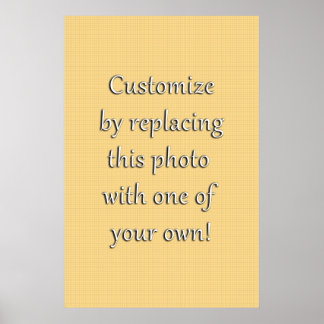 Poster Customisez-Le ! Ajouter votre art ou votre photo