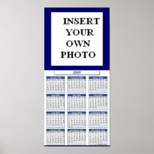 POSTER CUSTOMISEZ VOTRE AFFICHAGE CALENDRIER