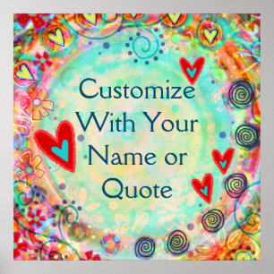 Poster Customisez votre propre joli manque d'intégrité