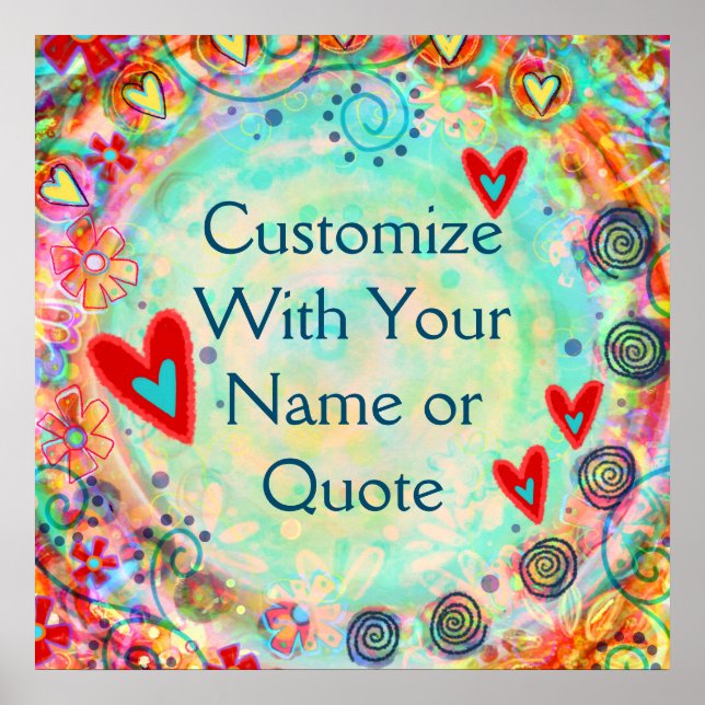 Poster Customisez votre propre joli manque d'intégrité (Devant)