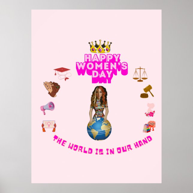 Poster Customized women's day  (Devant)