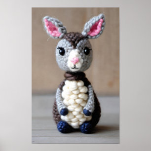Poster Cute Amigurumi artisanal