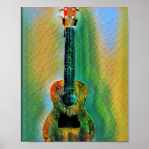 Poster Cute Bass Guitar