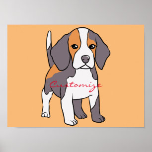 Poster Cute Beagle