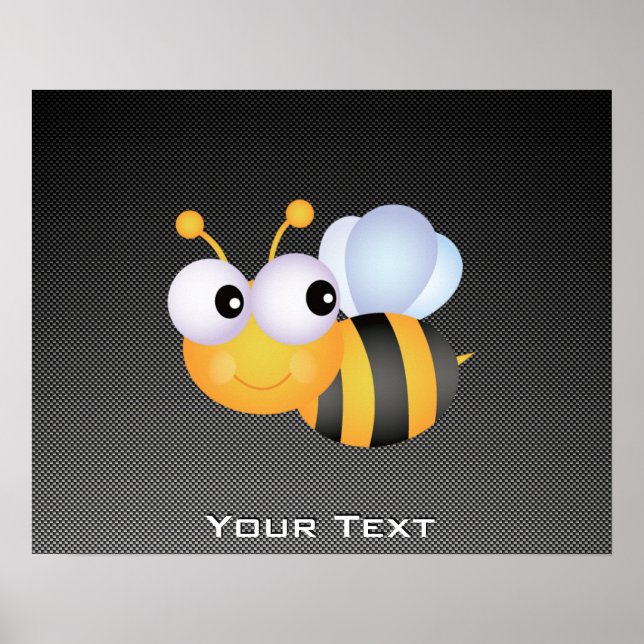 Poster Cute Bee; Sleek (Devant)