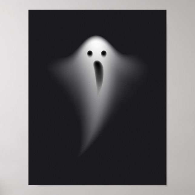 Poster Cute Black Ghost (Devant)