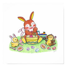 Cute Bunny Duck  Cooking Kids  Room