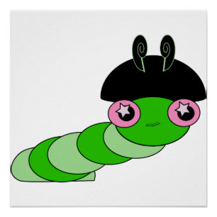 Poster Cute Caterpillar