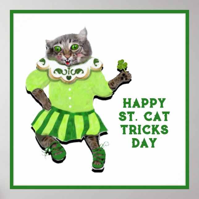 Poster Cute chat (Devant)