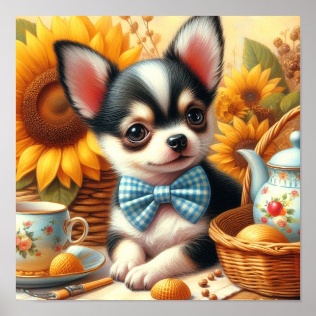 Poster Cute Chihuahua Puppy (Devant)