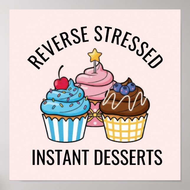 Poster Cute Cupcake (Devant)