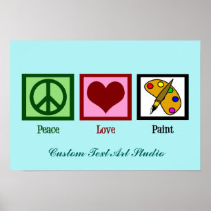 Poster Cute Custom Art Studio