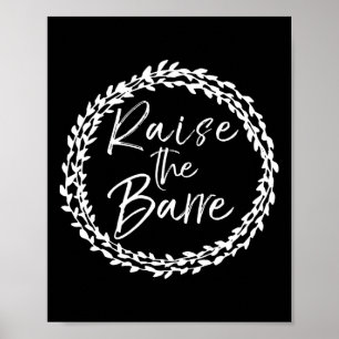 Poster Cute Flower Circle Design Dancing Pun Cadeau Lever