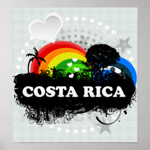 Poster Cute Fruit Costa Rica
