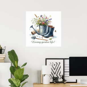 Poster Cute Garden life personnalisable
