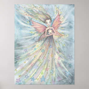 Poster Cute Girl Star Fairy par Molly Harrison