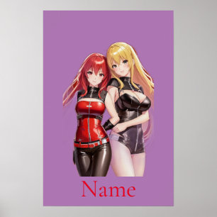 Poster Cute Girls Anime Thunder_Cove