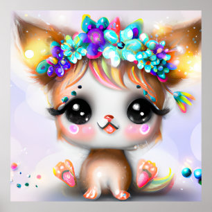 Poster Cute Kawaii Baby Chihuahua