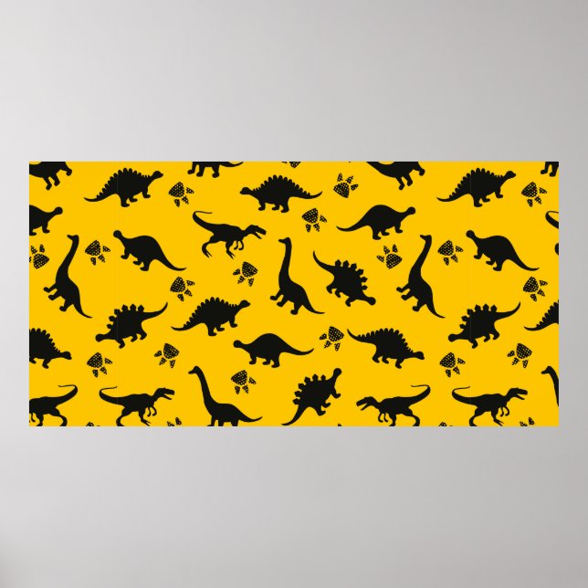 Poster Cute kids dinosaures pattern  (Devant)