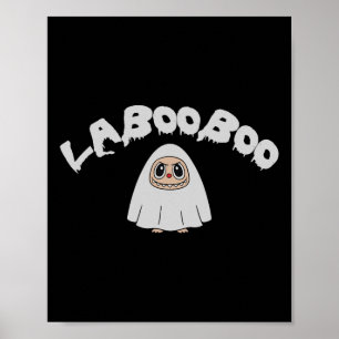 Poster Cute Laboo Boo Ghost Halloween Pour Adultes Et Enf