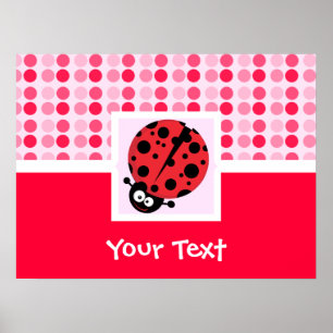 Poster Cute Ladybug