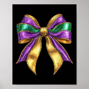 Poster Cute Mardi Gras Gras Coquette Gros Mardi Enfants F