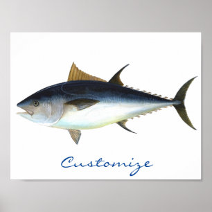 Poster Cute Mermaid à queue rose Thunder_Cove