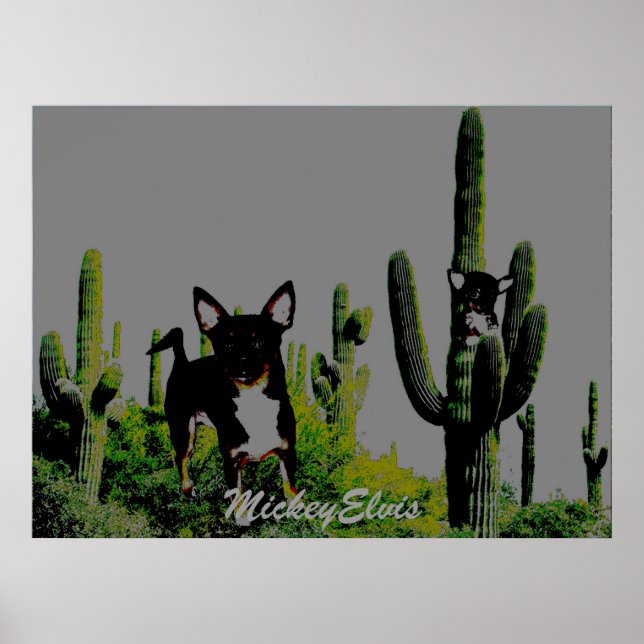 Poster Cute MickeyElvis (Devant)