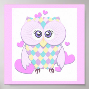 Poster Cute Owl