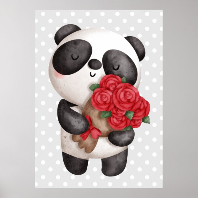Poster Cute Panda (Devant)